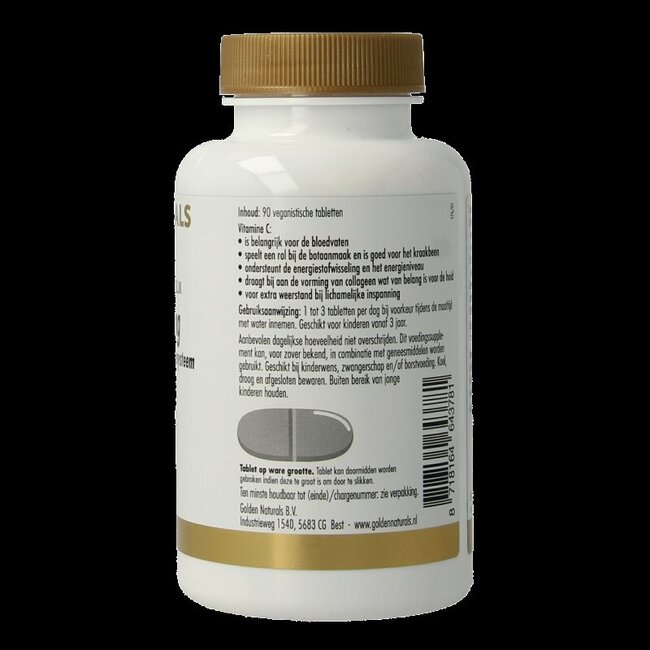 Golden Naturals Ester C 1000mg 90 Comprimés