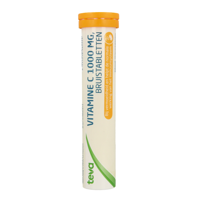 Teva Vitamine C 1000mg bruistabletten 20 Tabletten