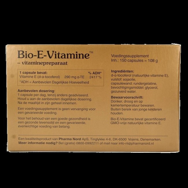 Pharma Nord Bio-Vitamine E 150 Capsules
