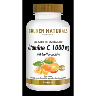 Golden Naturals Golden Naturals Vitamine C 1000 bioflavonoiden 60 Tabletten