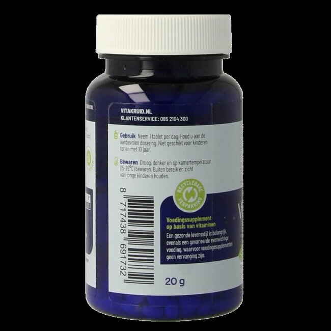 Vitakruid Vitamine D3 Vegan 25 mcg / 1000 UI 120 Comprimés