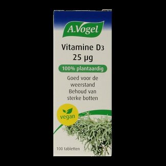 A Vogel A Vogel Vitamine D3 25ug 100 Tabletten