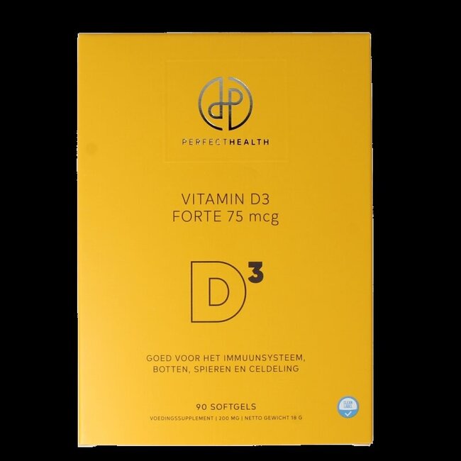 Perfect Health Vitamine D3 forte 75mcg 90 Softgels