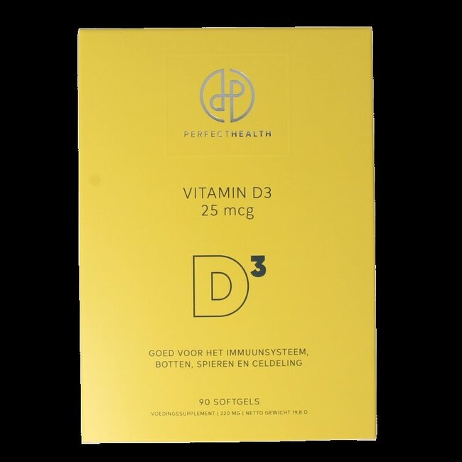Perfect Health Vitamine D3 25mcg 90 Softgels