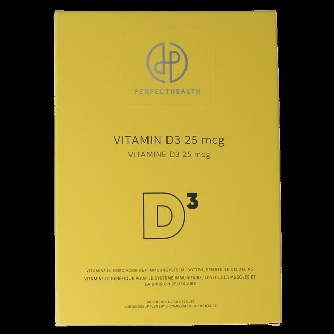 Perfect Health Vitamine D3 25mcg 30 Softgels
