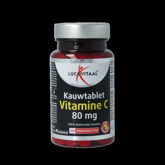 Lucovitaal Lucovitaal Vitamine C 80mg citroen 200 Kauwtabletten