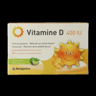 Metagenics Metagenics Vitamine D 400IU 84 Kauwtabletten