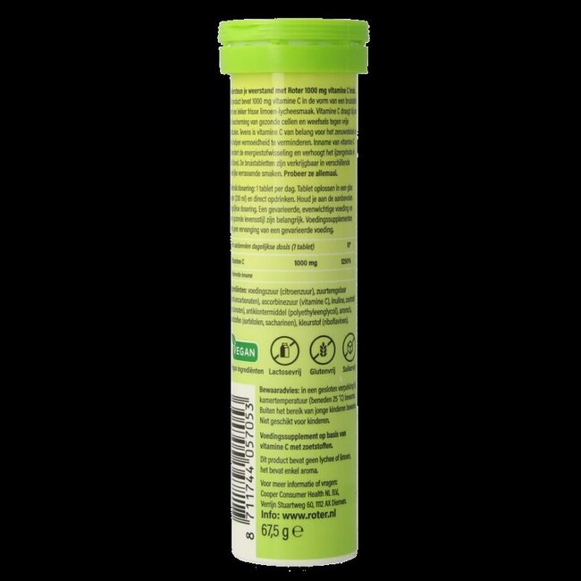 Roter Bruistablet vitamine C lime lycee 15 Bruistabletten