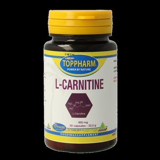 Toppharm Toppharm L-Carnitine 450mg 50 Capsules