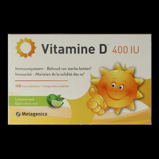 Metagenics Metagenics Vitamine D 400IU NFD 168 Kauwtabletten