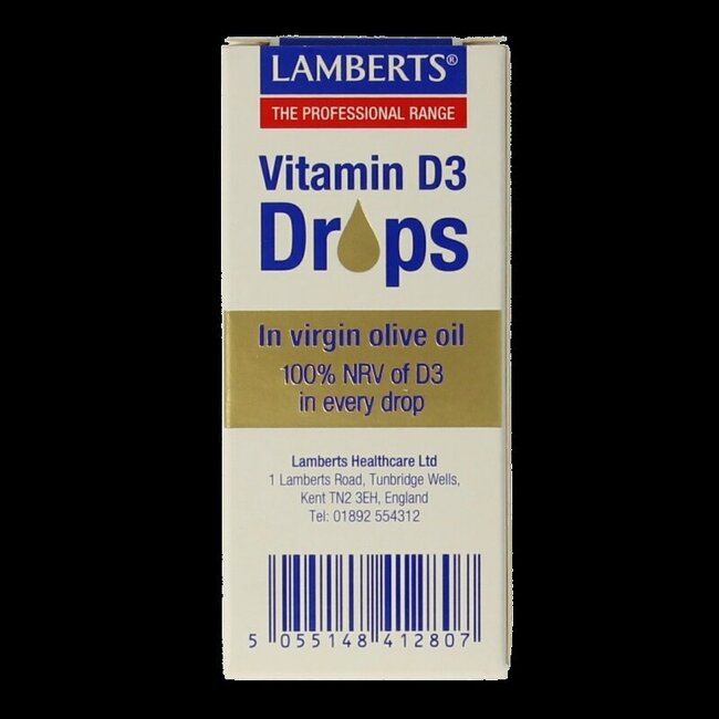 Lamberts Vitamine D3 druppels 20 Milliliter