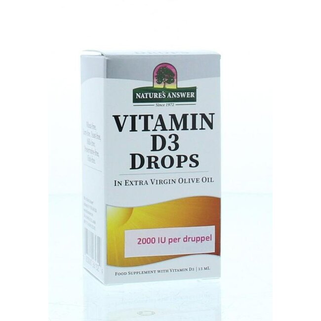 Natures Answer Vitamine D3 2000IU/50mcg per druppel 15 Milliliter