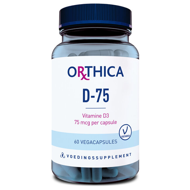 Orthica Vitamine D-75 60 Vegetarische capsules