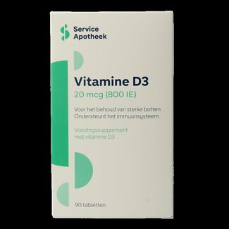 Service Apotheek Service Apotheek Vitamine D3 20mcg 90 Tabletten