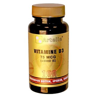 Artelle Artelle Vitamine D3 75mcg 100 Softgels