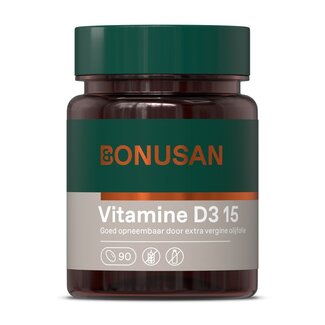 Bonusan Bonusan Vitamine D3 15 90 Softgels