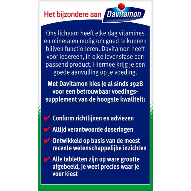 Davitamon Vitamine D kind smelttablet 50 Tabletten