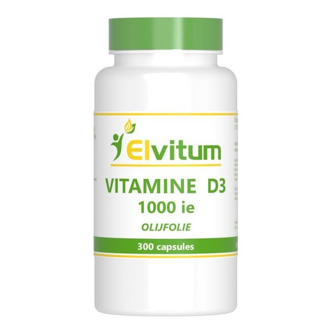 Elvitum Vitamine D3 1000IE/25mcg 300 Capsules