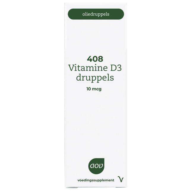 AOV 408 Vitamine D3 druppels 10mcg 25 Milliliter