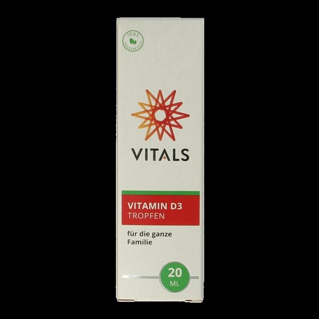 Vitals Vitamine D3 gouttes 20 Millilitres
