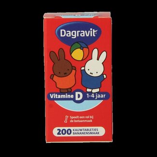 Dagravit Dagravit Vitamine D tablet kids  200 Stuks