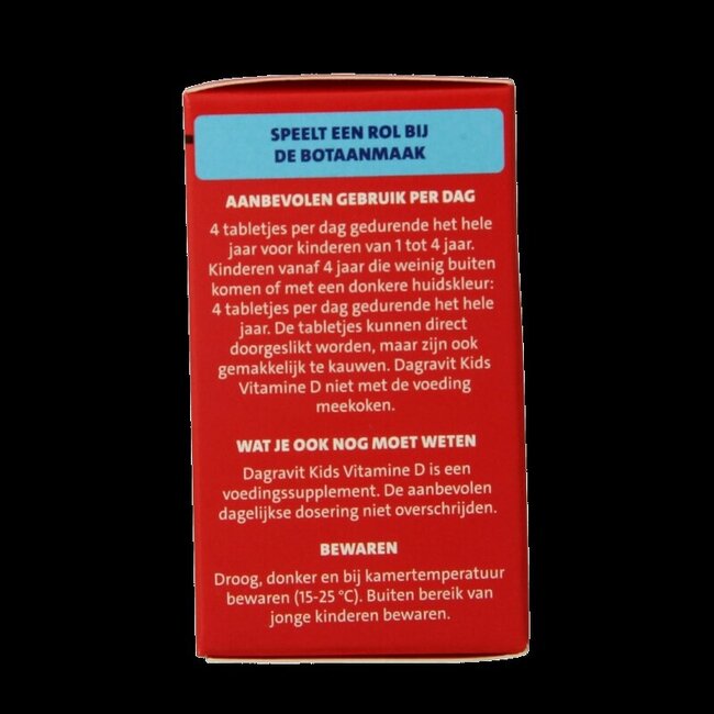 Dagravit Vitamine D tablet kids  200 Stuks