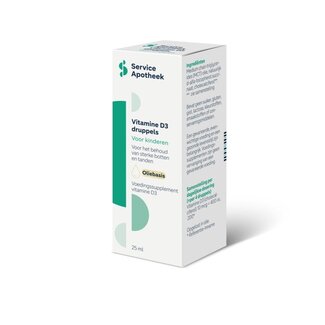 Service Apotheek Service Apotheek Vitamine D3 oliebasis 25 Milliliter