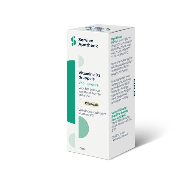 Service Apotheek Vitamine D3 oliebasis 25 Milliliter