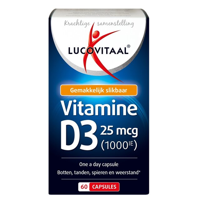 Lucovitaal Vitamine D3 25mcg 60 Capsules