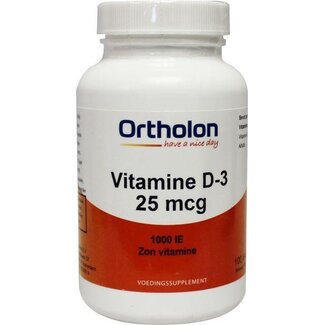 Ortholon Ortholon D 25 mcg 1000IE 100 Vegetarische capsules