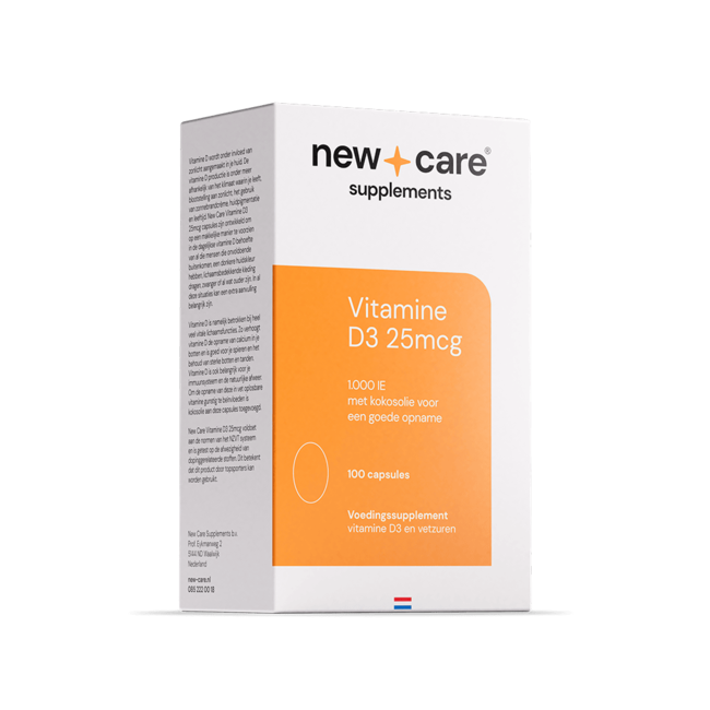 New Care Vitamine D3 25mcg 100 Capsules