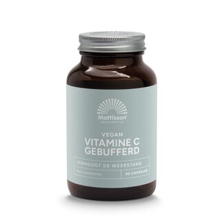 Mattisson Mattisson Vitamine C gebufferd calcium & magnesium ascorbaat 90 Capsules