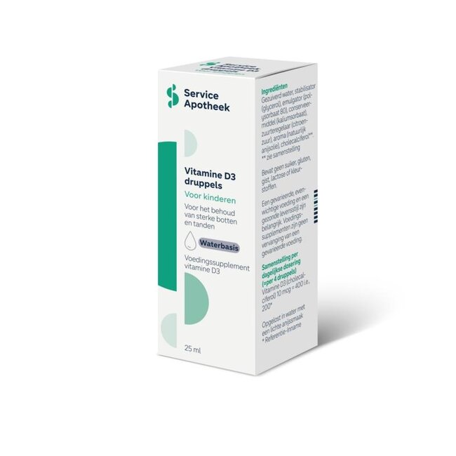 Service Apotheek Vitamine D3 druppels 25 Milliliter