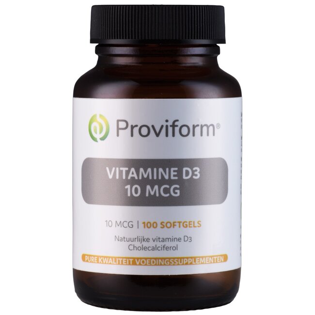 Proviform Vitamine D3 10mcg 100 Softgels