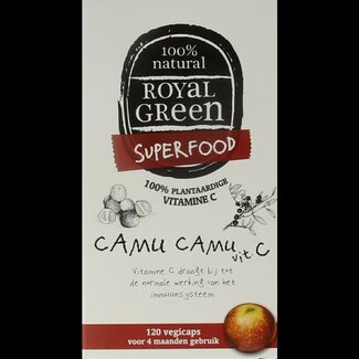 Royal Green Royal Green Camu camu vitamine C 120 Vegetarische capsules