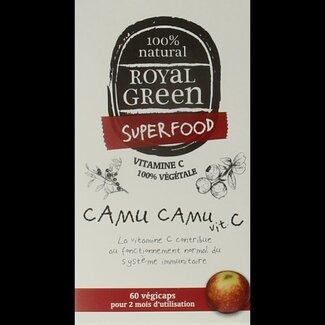 Royal Green Royal Green Camu camu vitamine C 60 Vegetarische capsules