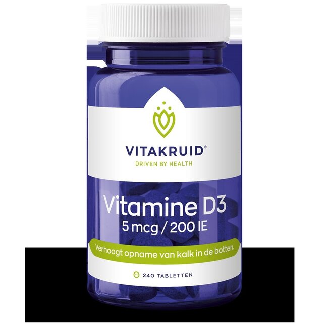 Vitakruid Vitamine D3 5 mcg / 200 IE 240 Tabletten