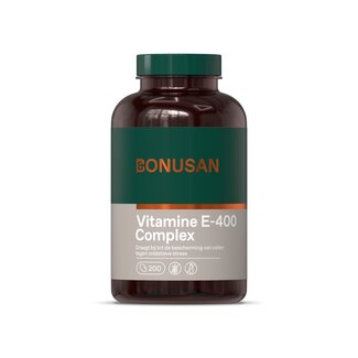 Bonusan Bonusan Vitamine E-400 complex 200 Softgels
