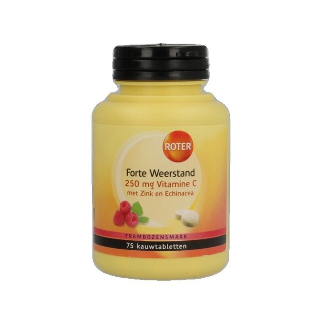 Roter Vitamine C weerstand forte 250mg 75 Tabletten