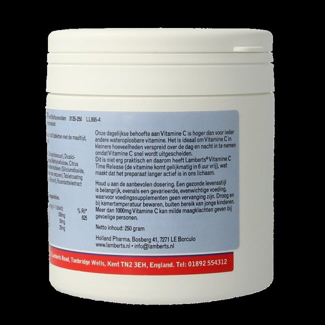 Lamberts Vitamine C 500 time released & bioflavonoiden 250 Tabletten