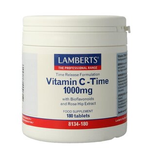 Lamberts Lamberts Vitamine C 1000 Time release & bioflavonoiden 180 Tabletten