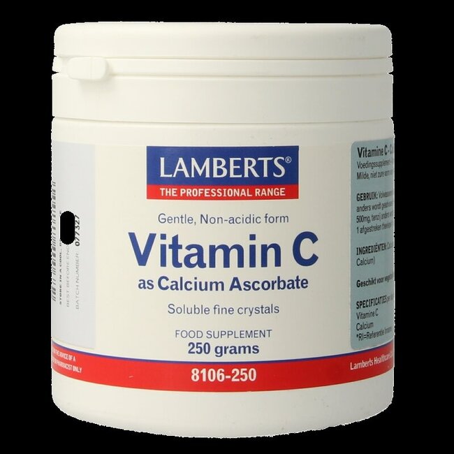 Lamberts Vitamine C calcium ascorbaat 250 Gram