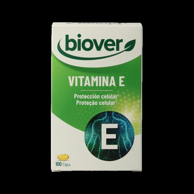 Biover Vitamine E naturelle 45 UI 100 Capsules