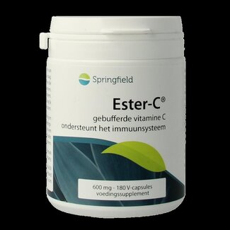 Springfield Springfield Ester-C gebufferde vitamine C 180 Vegetarische capsules