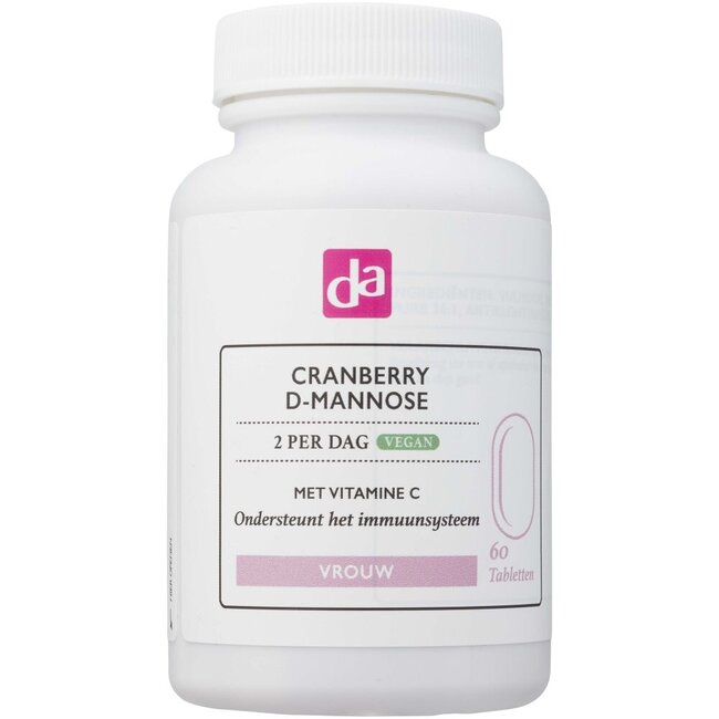 DA Cranberry en D-Mannose 60 Tabletten