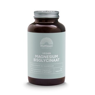 Mattisson Mattisson Magnesium bisglycinaat 100mg taurine 180 Tabletten