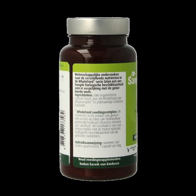 SanoPharm IJzer 10mg wholefood 30 Capsules