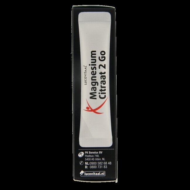 Lucovitaal Magnesium citraat 400mg 2go sticks 14 Stuks