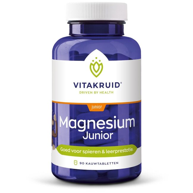 Vitakruid Magnesium junior 90 Kauwtabletten