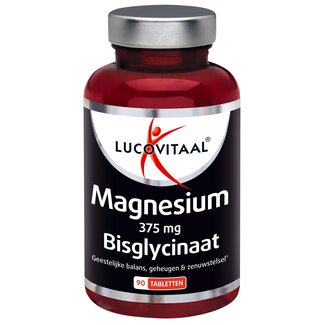 Lucovitaal Lucovitaal Magnesium 375mg bisglycinaat 90 Tabletten